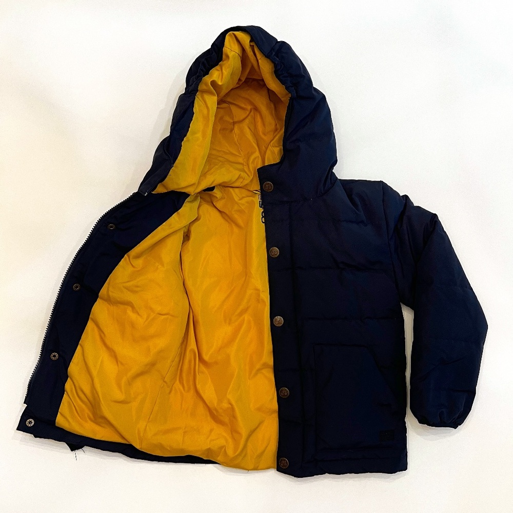 Bonton Navy Blue Boys' Puffer Jacket (Size: 8 ans)